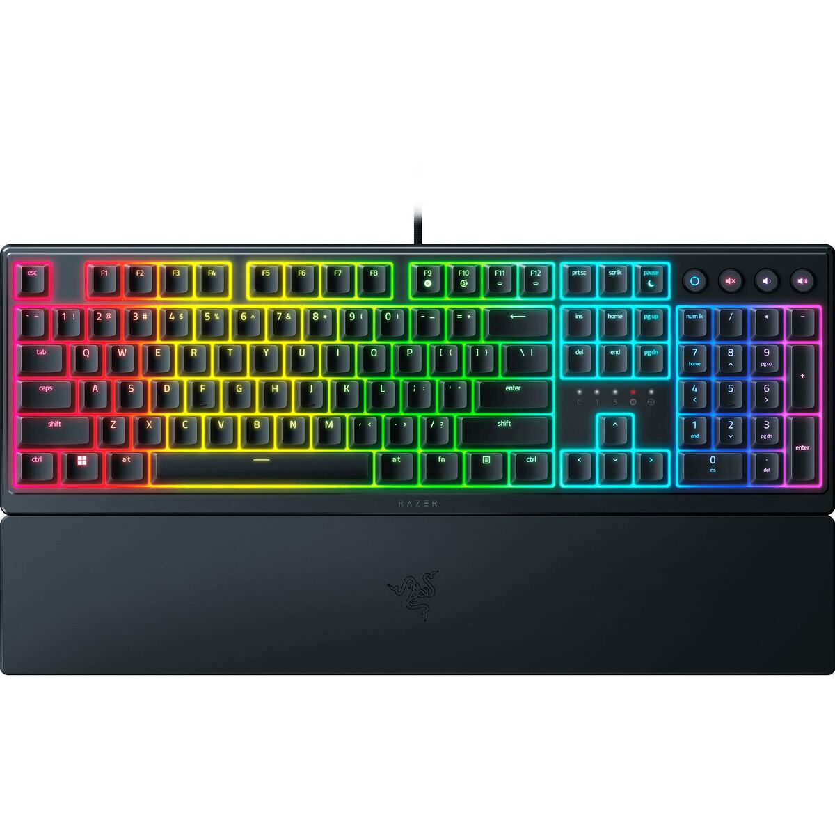 Gaming Keyboard Razer Ornata V3 Black Spanish Qwerty RGB